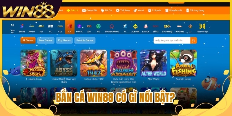 Bắn Cá Win88 - Trải Nghiệm Săn Thưởng Đại Dương Hấp Dẫn 1 Bắn cá Win88 có gì nổi bật?