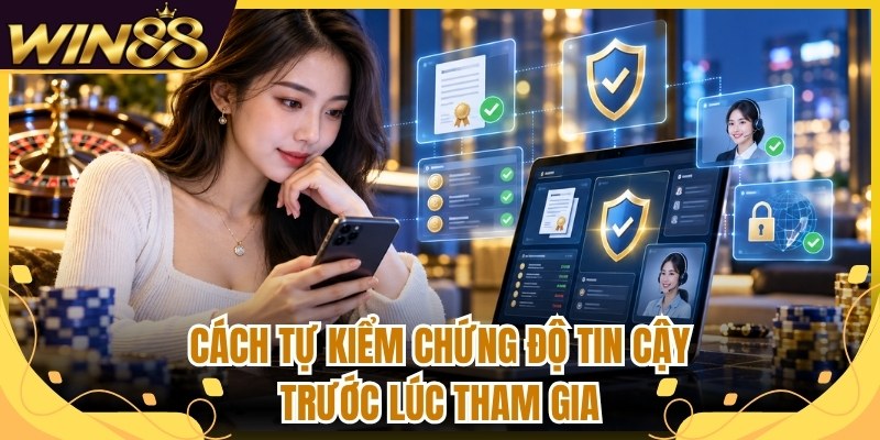 Cách tự kiểm chứng độ tin cậy trước lúc tham gia