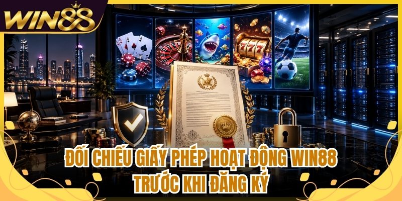 Giấy Phép Hoạt Động Win88 Và Cách Kiểm Tra Độ Tin Cậy 3 Đối chiếu giấy phép hoạt động Win88 trước khi đăng ký