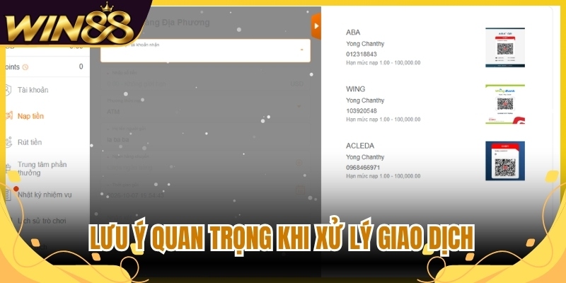 Lưu ý quan trọng khi xử lý giao dịch chậm hoặc sai thông tin