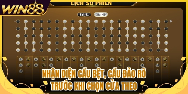 Bắt Cầu Tài Xỉu MD5 Thông Qua Chuỗi Kết Quả Và Cách Đọc 2 Nhận diện cầu bệt, cầu đảo rõ trước khi chọn cửa theo