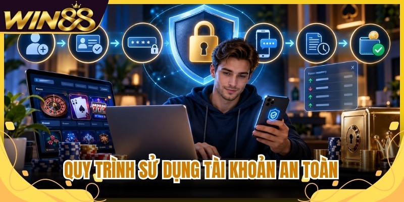Quy trình sử dụng tài khoản an toàn cho newbie