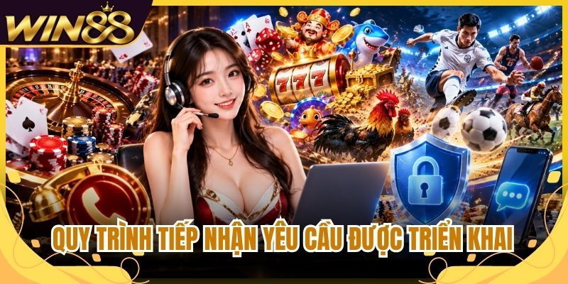 Liên Hệ Win88 - Hướng Dẫn Kết Nối Hỗ Trợ Nhanh Chóng 3 Quy trình tiếp nhận yêu cầu được triển khai