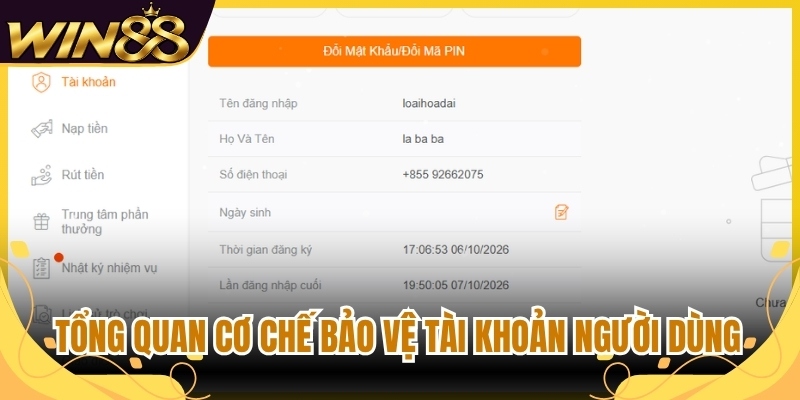 Win88 Có An Toàn Không - Phân Tích Bảo Mật Toàn Diện 1 Tổng quan cơ chế bảo vệ tài khoản người dùng