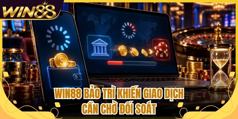 Win88 bảo trì khiến giao dịch cần chờ đối soát