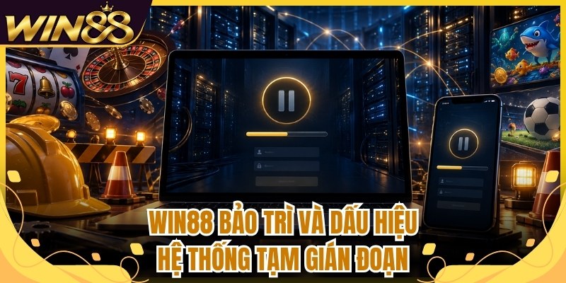 Win88 bảo trì và dấu hiệu hệ thống tạm gián đoạn